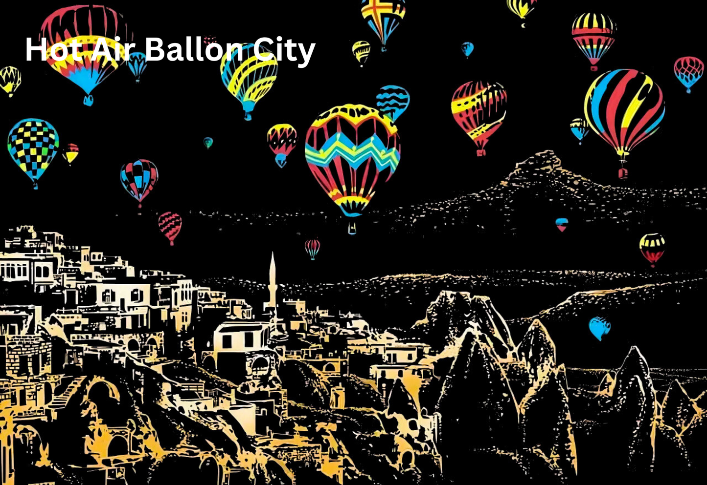 HueScratch™ City Art